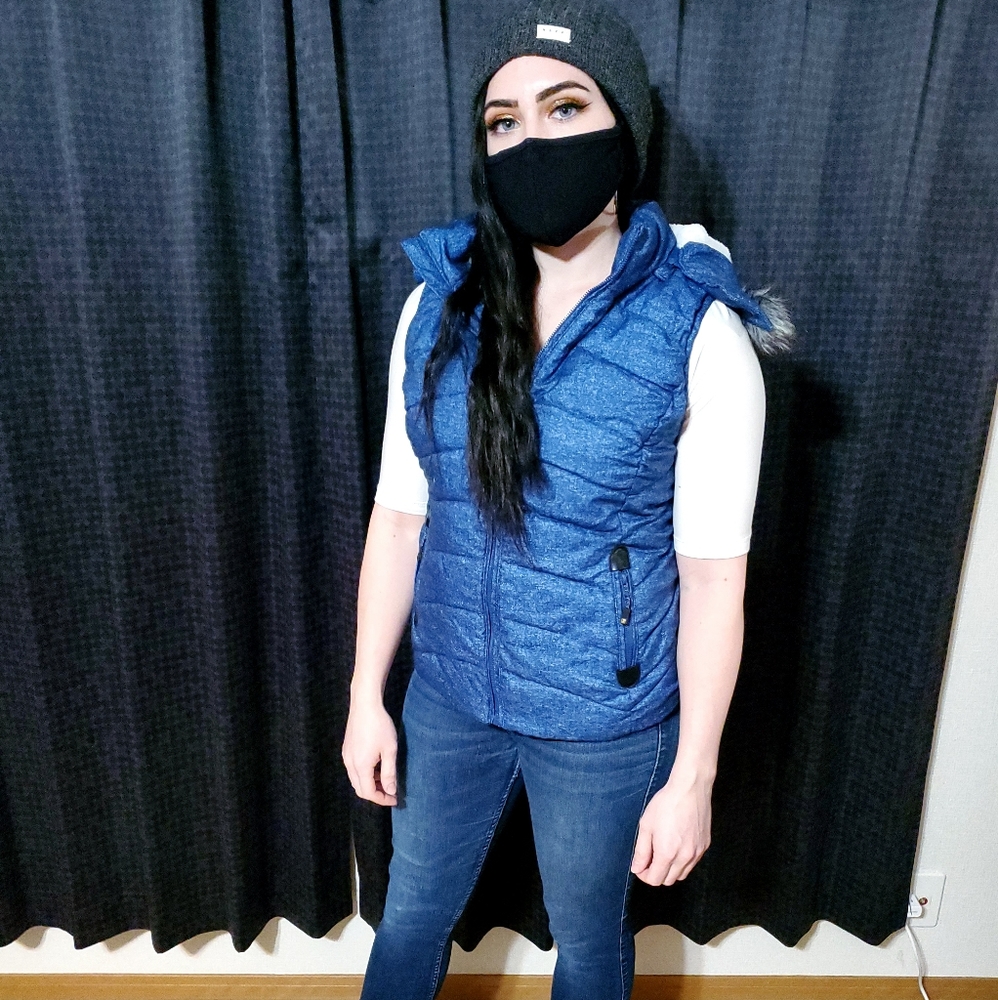 Puffy Faux Fur Vest